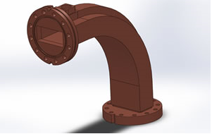 UHV Straight Waveguide E Sweep