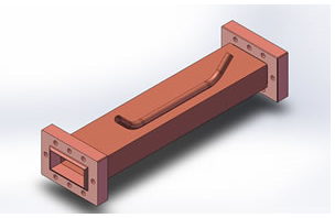 UHV Straight Waveguide