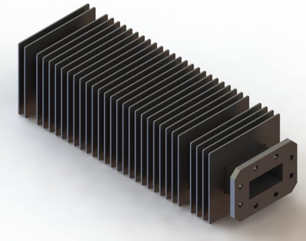 WR187 Super High Power G-Band Load 3.95 - 5.85 GHz