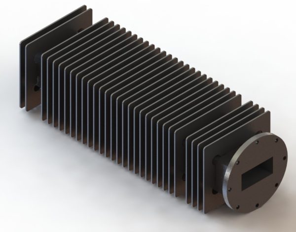 WR187 Super High Power G-Band Load 3.95 - 5.85 GHz