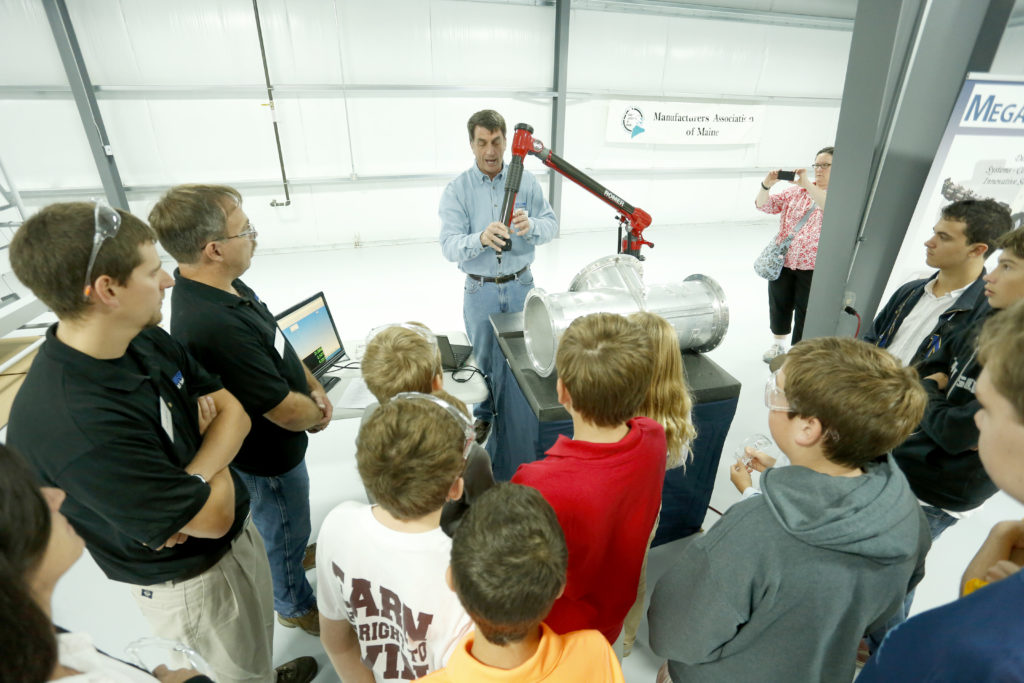 "Dream It. Do it." Mega hosts Maine students, parents and teachers on National Manufacturing Day in 2013