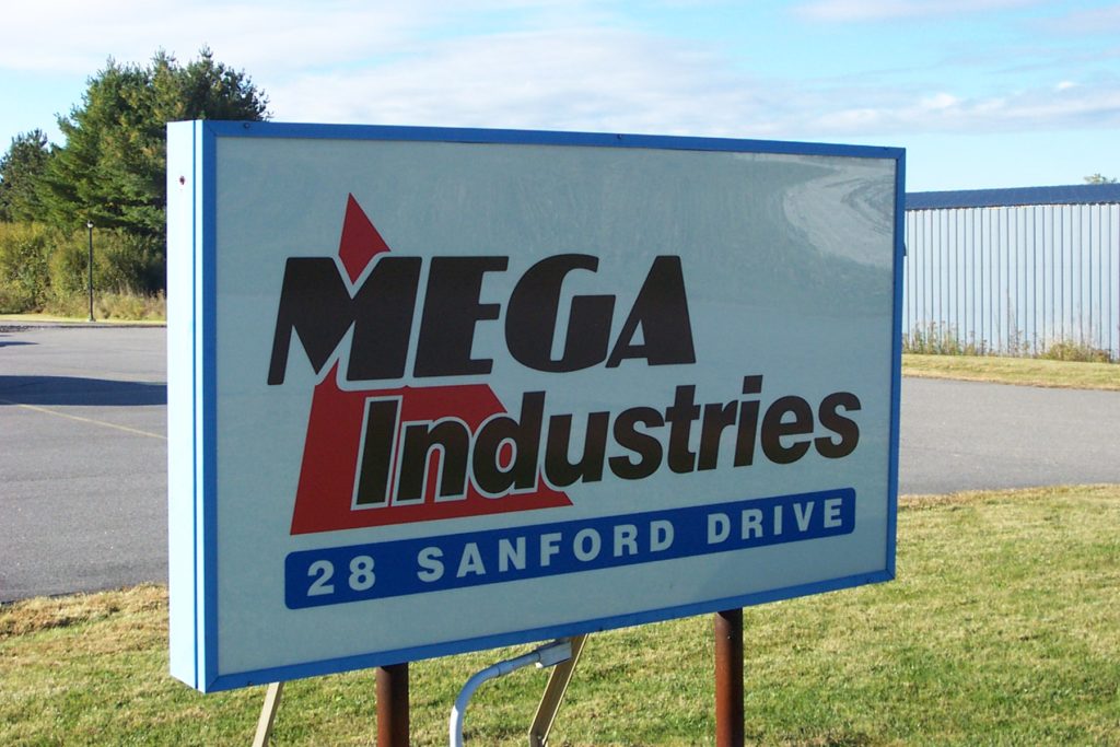 Mega Industries sign Circa 2002