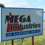 Mega Industries sign Circa 2002