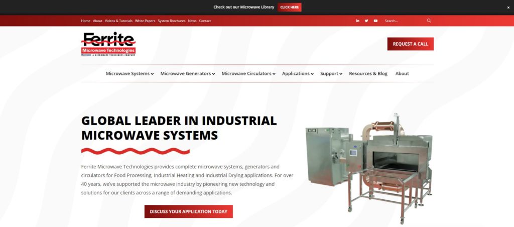 Industrial Microwave Systems Website